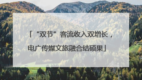 “双节”客流收入双增长，电广传媒文旅融合结硕果