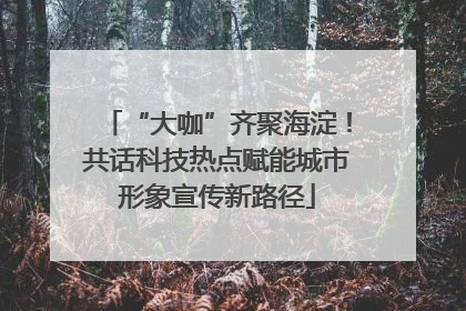 “大咖”齐聚海淀！共话科技热点赋能城市形象宣传新路径
