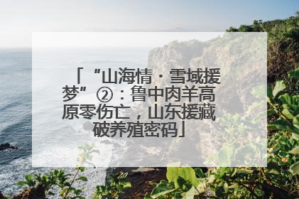 “山海情・雪域援梦”②：鲁中肉羊高原零伤亡，山东援藏破养殖密码
