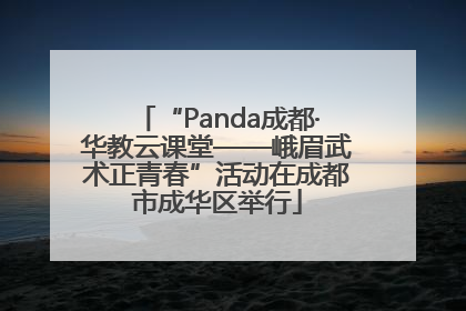 “Panda成都·华教云课堂——峨眉武术正青春”活动在成都市成华区举行