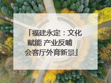 福建永定：文化赋能 产业反哺 会客厅外育新景