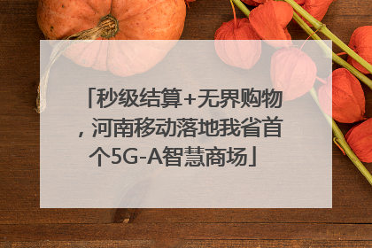 秒级结算+无界购物，河南移动落地我省首个5G-A智慧商场