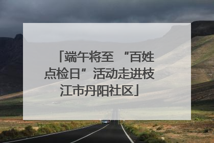 端午将至 “百姓点检日”活动走进枝江市丹阳社区