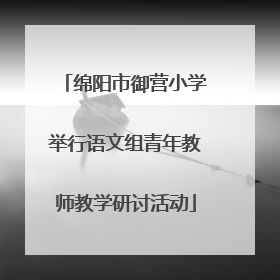 绵阳市御营小学举行语文组青年教师教学研讨活动