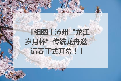 组图丨漳州“龙江岁月杯”传统龙舟邀请赛正式开幕！