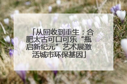 从回收到重生：合肥太古可口可乐“瓶启新纪元”艺术展激活城市环保基因