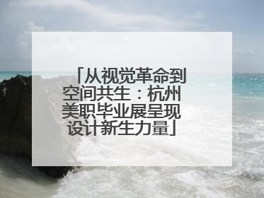 从视觉革命到空间共生：杭州美职毕业展呈现设计新生力量