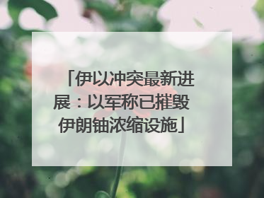 伊以冲突最新进展：以军称已摧毁伊朗铀浓缩设施