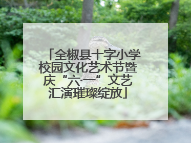 全椒县十字小学校园文化艺术节暨庆“六·一”文艺汇演璀璨绽放