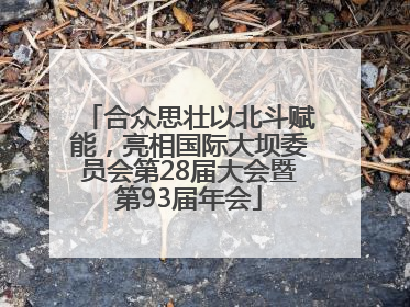 合众思壮以北斗赋能，亮相国际大坝委员会第28届大会暨第93届年会