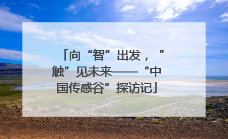向“智”出发，“触”见未来——“中国传感谷”探访记