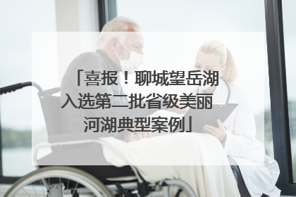 喜报！聊城望岳湖入选第二批省级美丽河湖典型案例