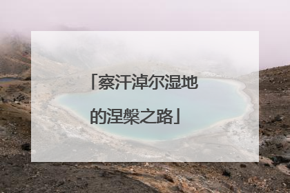 察汗淖尔湿地的涅槃之路