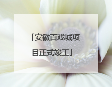 安徽百戏城项目正式竣工