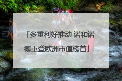 多重利好推动 诺和诺德重登欧洲市值榜首