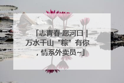 志青春·愿河口｜万水千山“粽”有你，情系外卖员~