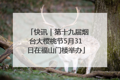 快讯｜第十九届烟台大樱桃节5月31日在福山门楼举办