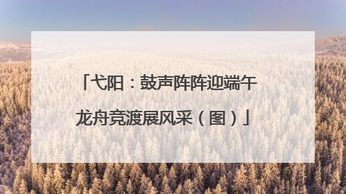 弋阳：鼓声阵阵迎端午 龙舟竞渡展风采（图）