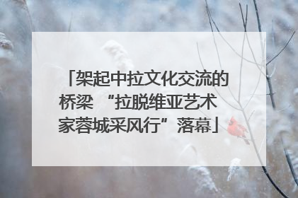 架起中拉文化交流的桥梁 “拉脱维亚艺术家蓉城采风行”落幕