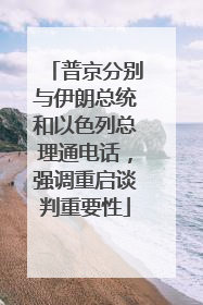 普京分别与伊朗总统和以色列总理通电话，强调重启谈判重要性