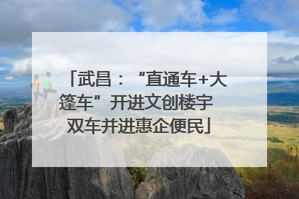 武昌：“直通车+大篷车”开进文创楼宇 双车并进惠企便民