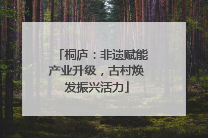 桐庐：非遗赋能产业升级，古村焕发振兴活力