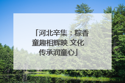 河北辛集：粽香童趣相辉映 文化传承润童心