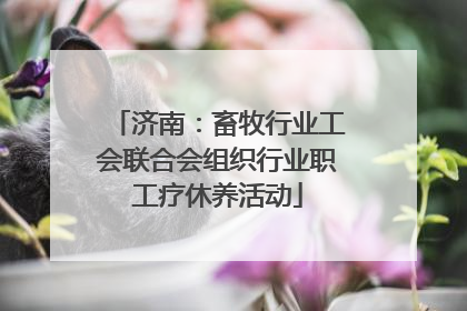 济南：畜牧行业工会联合会组织行业职工疗休养活动