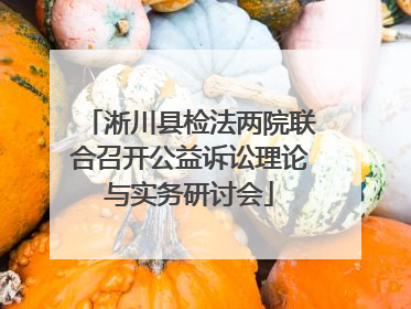 淅川县检法两院联合召开公益诉讼理论与实务研讨会