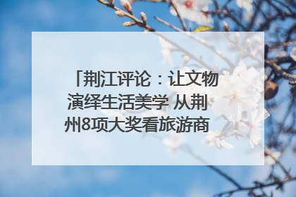 荆江评论：让文物演绎生活美学 从荆州8项大奖看旅游商品3.0时代