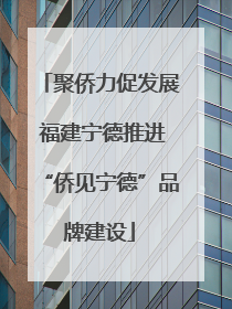 聚侨力促发展 福建宁德推进“侨见宁德”品牌建设