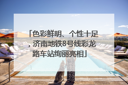 色彩鲜明、个性十足，济南地铁8号线彩龙路车站绚丽亮相