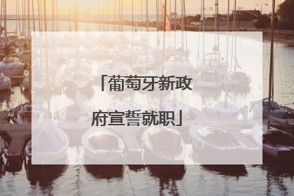 葡萄牙新政府宣誓就职