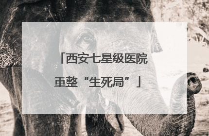 西安七星级医院重整“生死局”