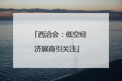 西洽会：低空经济展商引关注