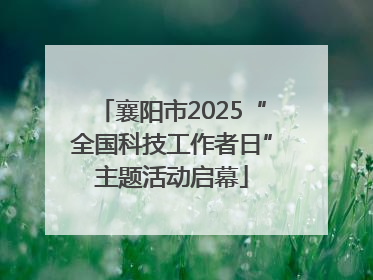 襄阳市2025“全国科技工作者日”主题活动启幕