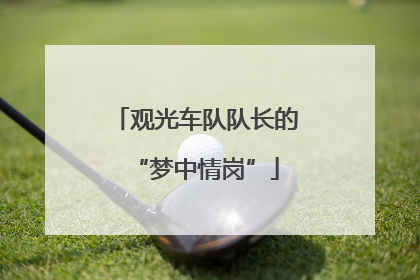 观光车队队长的“梦中情岗”