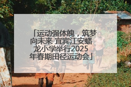 运动强体魄，筑梦向未来 宜宾江安蟠龙小学举行2025年春期田径运动会