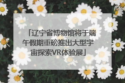 辽宁省博物馆将于端午假期重磅推出大型宇宙探索VR体验展