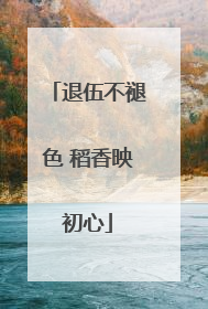退伍不褪色 稻香映初心