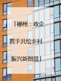 郴州：政企携手共绘乡村振兴新图景