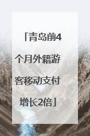 青岛前4个月外籍游客移动支付增长2倍