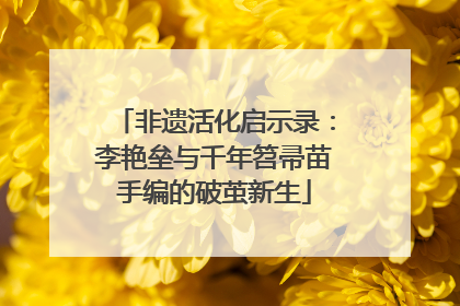 非遗活化启示录：李艳垒与千年笤帚苗手编的破茧新生