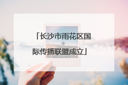 长沙市雨花区国际传播联盟成立
