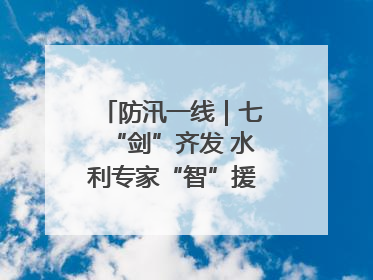 防汛一线｜七“剑”齐发 水利专家“智”援湘西北抗洪流