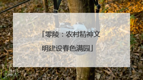 零陵：农村精神文明建设春色满园