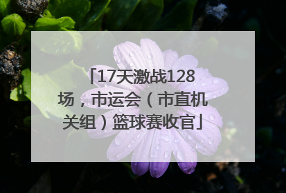 17天激战128场，市运会（市直机关组）篮球赛收官
